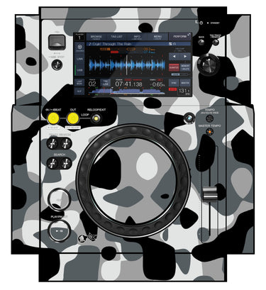 Pioneer DJ XDJ 700 Skin Camo Snow